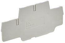 Заглушка для колодки клеммной CP-ML двухуровневая 4мм2 серая  IEK