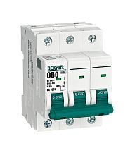 Авт. выкл. без теплозащиты 3P 50А х-ка C 6кА ВА-103M DEKraft