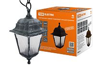 Светильник садово-парковый НСУ 04-60-001 четырехгр., подвес, пластик, расс.пластик, серебро  TDM