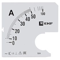 Шкала сменная для A961 50/5А-1,5 EKF PROxima Шкала сменная для A961 50/5А-1,5 EKF PROxima