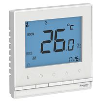 AtlasDesign Белый Терморегулятор для теплого пола с датчиком,от+5до+35°C,16A (в сборе) Systeme Electric (Schneider Electric)