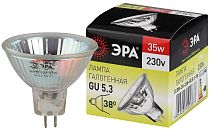 Лампы галогенные ЭРА GU5.3-JCDR (MR16) -35W-230V-CL галоген, софит, 35Вт, нейтральный, GU5.3