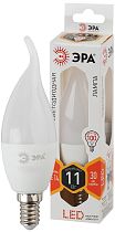 Лампа светодиодная ЭРА STD LED BXS-11W-827-E14 свеча на ветру теплый белый свет