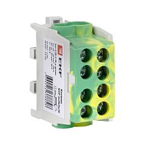 Клемма распределительная КСР с двойным винтом 2x25/2x16 желто-зеленая EKF PROxima Клемма распределительная КСР с двойным винтом 2x25/2x16 желто-зеленая EKF PROxima