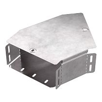 Угол горизонтальный 45 градусов с крышкой Стандарт 200х100 Промрукав Угол горизонтальный 45 градусов с крышкой Стандарт 200х100 Промрукав