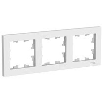 AtlasDesign Белый Рамка 3 постовая , универсальная Systeme Electric (Schneider Electric) AtlasDesign Белый Рамка 3 постовая , универсальная Systeme Electric (Schneider Electric)