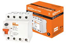 Выключатель дифференциального тока УЗОВД1-63 4Р 100А 300мА  TDM
