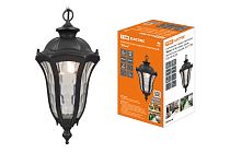 Светильник садово-парковый "Вена" 60 Вт, подвес, алюм., прозрачное/черный Е27,  TDM