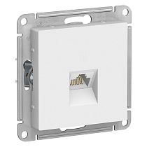 AtlasDesign Белый Розетка компьютерная RJ45, кат Е6 Systeme Electric (Schneider Electric)
