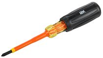 ARMA2L 5 Отвертка диэлектрическая PH1х80 Т3 IEK ARMA2L 5 Отвертка диэлектрическая PH1х80 Т3 IEK