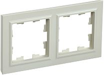 BRITE Рамка 2-местная РУ-2-БрКр бежевый  IEK