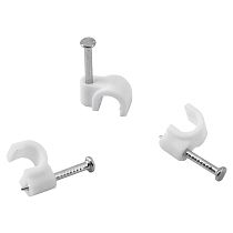 Скоба крепежная GBF-5-50-R, 5мм, круглая, 50 штук, 1/500