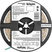 Лента светодиодная Navigator NLS-5730CW60-30-IP20-12V R5 30Вт/м уп. 5м Лента светодиодная Navigator NLS-5730CW60-30-IP20-12V R5 30Вт/м уп. 5м
