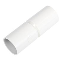 Патрубок-муфта с ограничителем белая д20 (70шт/840шт уп/кор) Промрукав Патрубок-муфта с ограничителем белая д20 (70шт/840шт уп/кор) Промрукав