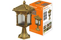 Светильник садово-парковый "Самурай" 60 Вт, стойка, шагрень/бронза, Е27,  TDM Светильник садово-парковый "Самурай" 60 Вт, стойка, шагрень/бронза, Е27,  TDM