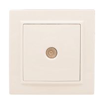 Розетка TV 1-мест. СП бежевый 75Ом 5-862МГц Минск EKF