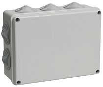 Коробка распаячная ОП 190х140х70 IP55 КМ41244 RAL7035 IEK Коробка распаячная ОП 190х140х70 IP55 КМ41244 RAL7035 IEK