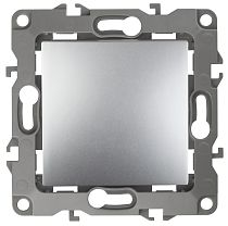 Выключатель ЭРА 12 12-1101-03 10А 250В алюминий одноклавишный