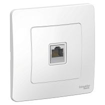 Blanca скрытая установка Белый Розетка компьютерная RJ45 Systeme Electric (Schneider Electric)