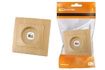 Розетка телефонная RJ11  "ЭКО" (сосна) "Таймыр"  TDM