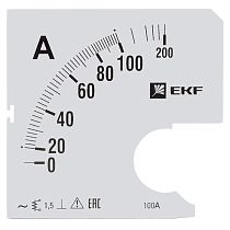 Шкала сменная для A961 100/5А-1,5 EKF PROxima Шкала сменная для A961 100/5А-1,5 EKF PROxima