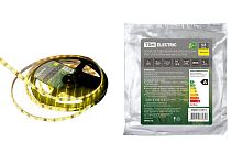 Лента светодиодная SMD2835-60 LED/м-IP65-12 В-4,8 Вт/м-желтый (5 м)  TDM