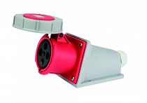 Розетка стац. 3Р+РЕ 63А 380В IP67 РС-103