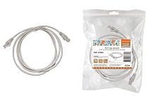 Патч-корд народный U/UTP Cat 5e 4PR 24AWG PVC, литой 0,5 м, серый TDM