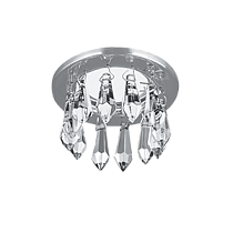 Светильник Gauss Brilliance PT001, Кристалл/Хром, Gu5.3 1/30