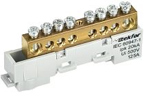 TEKFOR Шина L "фаза" неизолированная на универсальном держателе 8х12-8-Ср IEK