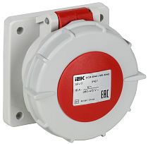 Розетка встраиваемая прямаяССИ-6142 16А-6ч 380В 3P+PE IP67 IEK