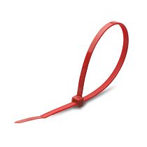 Хомут кабельный КСС 4х200 нейлоновый красный (уп.100шт) Fortisflex
