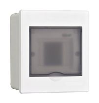 Корпус пласт. встраиваемый прозр. дв. 1 ряд 4 мод. IP41 ЩРВ-П