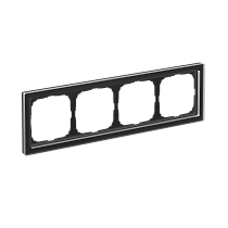 ARTGALLERY PURE 4-постовая РАМКА, ОРГАНИЧЕСКОЕ СТЕКЛО ЧЕРНЫЙ