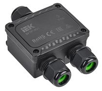 Коробка распределительная герметичная WTP-401 3 ввода IP68  IEK