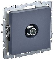 BRITE Розетка TV проходная РТВ10-0-БрМ мар.  IEK