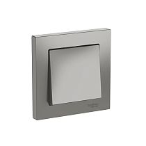 AtlasDesign Сталь Выключатель 1-кл., сх.1, 10АХ, в сборе, быстрозажим. клемм