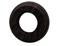 Рамка 1-местная круглая, D95 H10, дерево, черный JANTERA