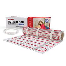 Теплый пол, нагревательный мат REXANT Classic RNX-10-1500, двухжильный, с экраном, площадь 10 м², 0.5х20 м, 1500 Вт Теплый пол, нагревательный мат REXANT Classic RNX-10-1500, двухжильный, с экраном, площадь 10 м², 0.5х20 м, 1500 Вт
