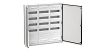 Корпус металлический TITAN 5  ЩРв-180 (3х60) 865х870х130мм IP31 белый (две двери)  IEK