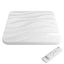 Светильник потолочный с/д  GSMCL-Smart18  72w  Wave square  72Вт 3000-6500K 5500Лм 500x70мм с пультом  (8003018) (1/10)