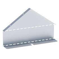 Заглушка крышки двускатной на лоток 50х200 мм (0,8 мм) HDZ EKF