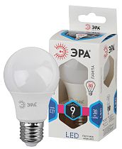 Лампа светодиодная ЭРА STD LED A60-9W-840-E27 груша нейтральный белый свет