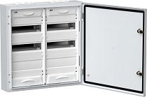 TITAN 5 Корпус металлический ЩРн-72 (2х36) 585х570х140мм IP54 белый (одна дверь)  IEK