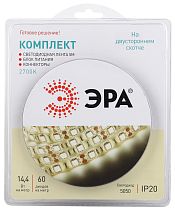 Комплект светодиодной ленты ЭРА 5050kit-14,4-60-12-IP20-2700-5m Комплект светодиодной ленты ЭРА 5050kit-14,4-60-12-IP20-2700-5m