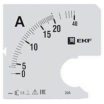 Шкала сменная для A961 20/5А-1,5 EKF PROxima Шкала сменная для A961 20/5А-1,5 EKF PROxima