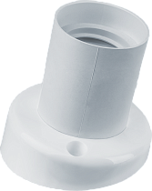 Патрон электрический Navigator NLH-PL-W1-E27 пластиковый настенный наклонный