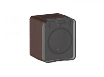 AtlasDesign PROFI IP54 О/У РОЗЕТКА с заземлением со шторками 16А 250В, КОРИЧНЕВЫЙ Systeme Electric (Schneider Electric)