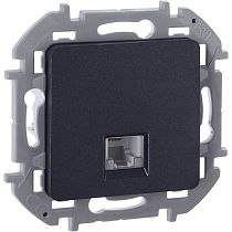 INSPIRIA Розетка телефонная RJ11 антрацит