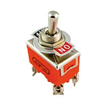 Выключатель-тумблер 1221 вкл-откл 2 группы контактов (20шт/упак)  ЭНЕРГИЯ